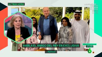 Paloma Barrientos desvela cómo es el día a día del rey Juan Carlos en Abu Dabi