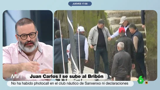 Edu Galán sobre la visita de Juan Carlos I: "Casa Real le ha dicho que se calle" Edu Galán sobre la visita de Juan Carlos I: "Casa Real le ha dicho que se calle"
