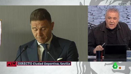 Ferreras, sobre Joaquín Sánchez: "Un futbolista excepcional con un carisma y una personalidad únicos" Ferreras, sobre Joaquín Sánchez: "Un futbolista excepcional con un carisma y una personalidad únicos"