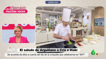 El cocinero Karlos Arguiñano manda un saludo a Pardo y López