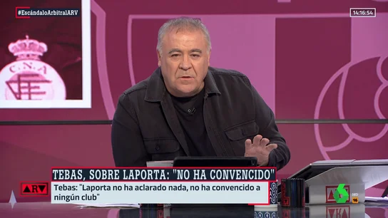 Ferreras: "A Tebas, Franco le parece un personaje interesante" Ferreras: "A Tebas, Franco le parece un personaje interesante"