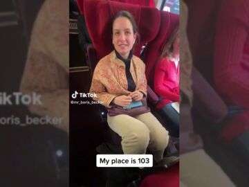 La bronca viral en TikTok porque una joven le cambia el asiento del tren a un pasajero sin preguntar