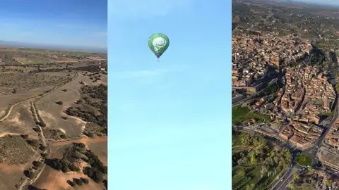 Volamos en globo aerostático sobre Toledo Volamos en globo aerostático sobre Toledo