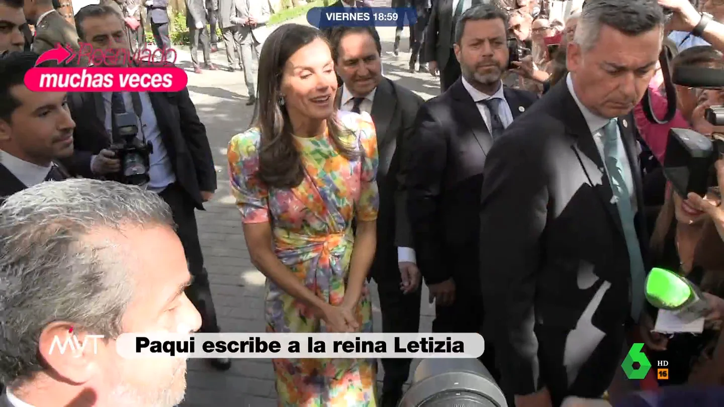 Paqui, la fan de la reina Letizia que despreció a la familia real: "Le pido disculpas porque la asusté un poco" Paqui, la fan de la reina Letizia que despreció a la familia real: "Le pido disculpas porque la asusté un poco"