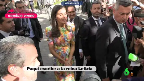 Paqui, la fan de la reina Letizia que despreció a la familia real: "Le pido disculpas porque la asusté un poco"