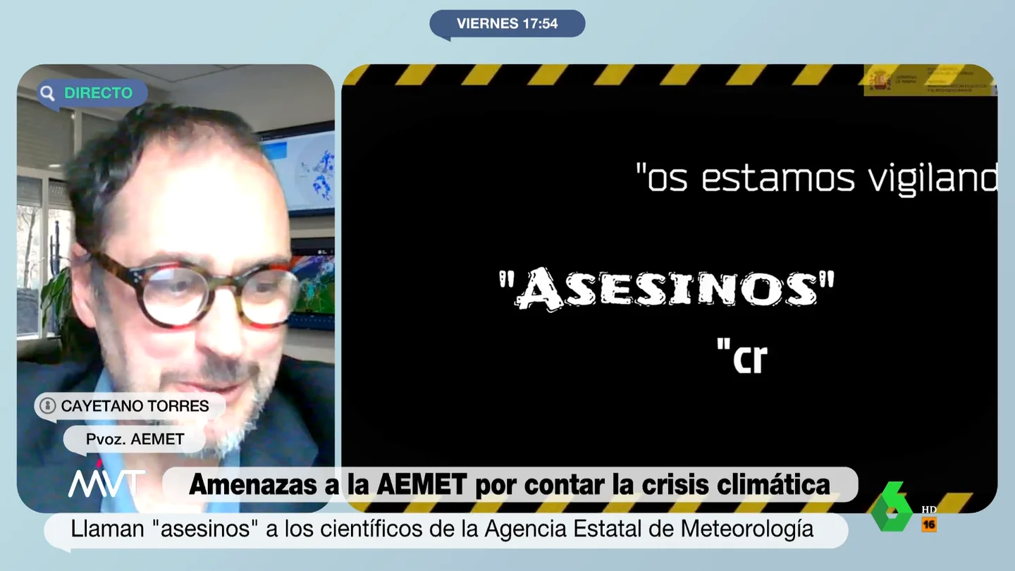 Cayetano Torres, portavoz de la AEMET Cayetano Torres, portavoz de la AEMET