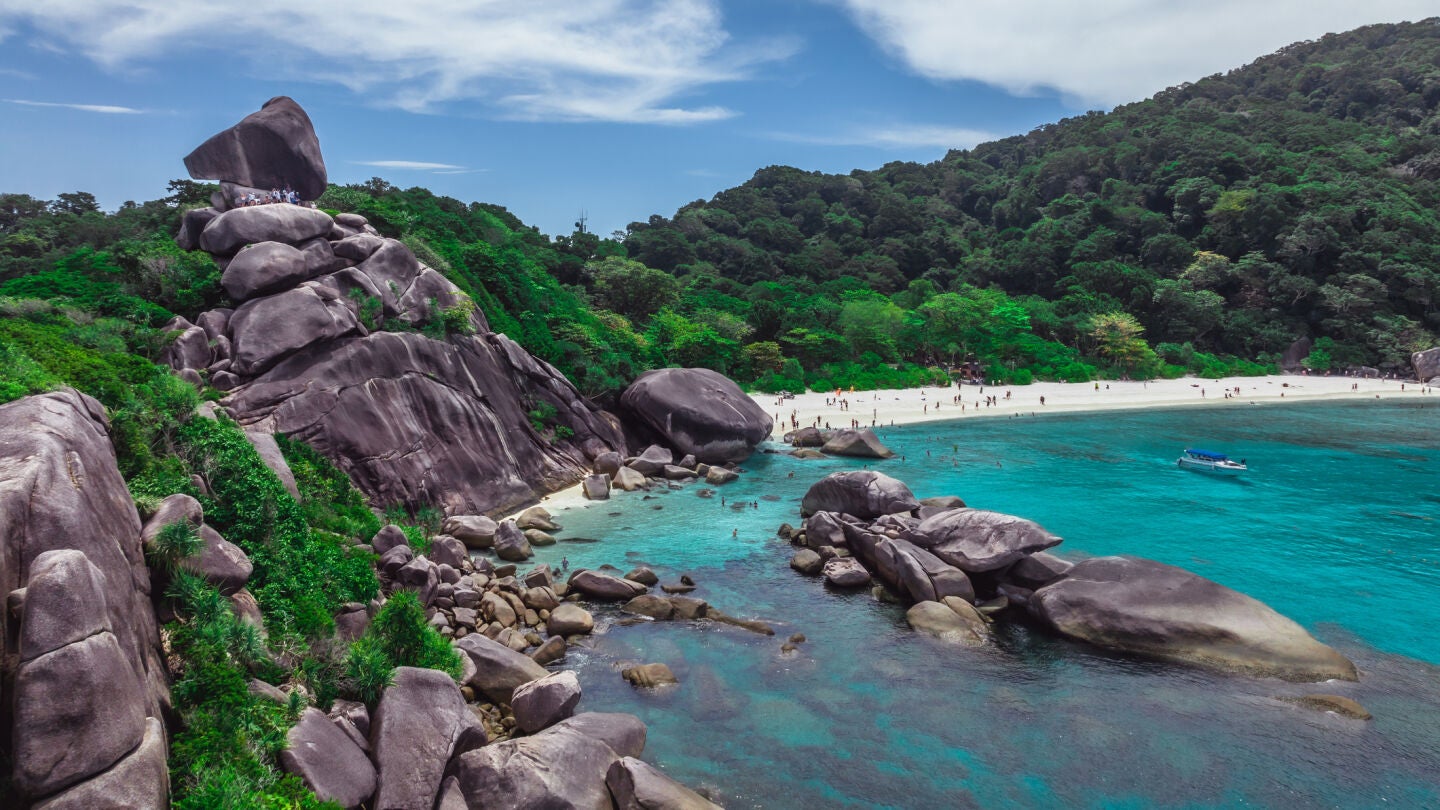 Playa de Koh Similan, en Tailandia