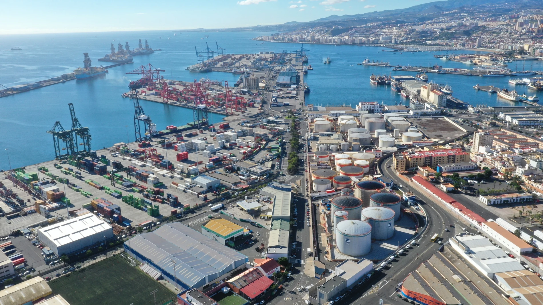 Imagen de archivo del puerto de Las Palmas de Gran Canaria