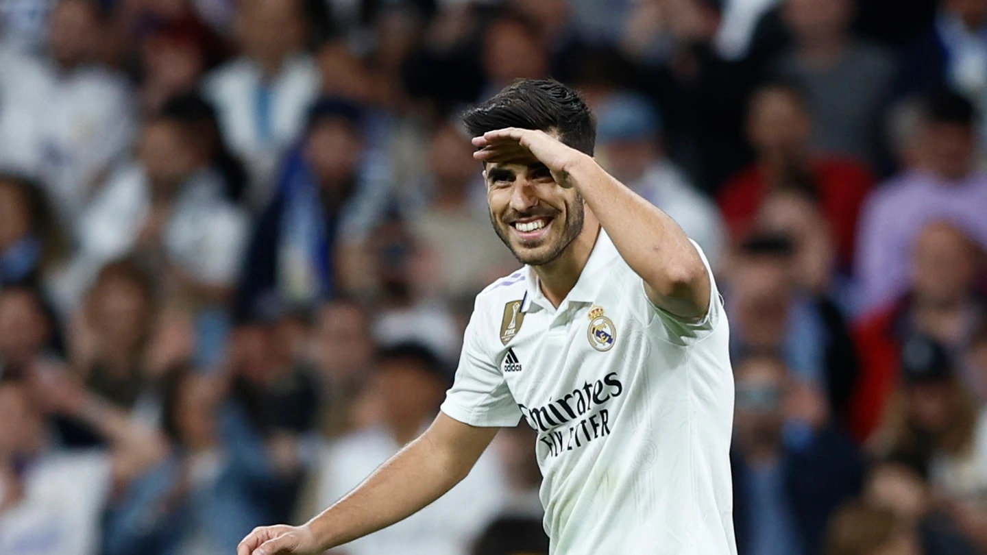 Asensio celebra un gol con el Real Madrid Asensio celebra un gol con el Real Madrid