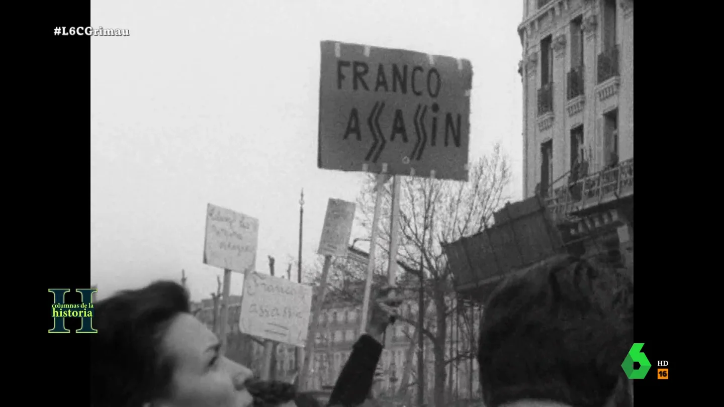 El asesinato de Julián Grimau, o cómo la represión franquista se volvió en contra del propio régimen de Franco En este vídeo, laSexta Columna analiza con historiadores y familiares de los protagonistas cómo el asesinato de Julián Grimau por la dictadura franquista solo sirvió para despertar una profunda indignación en Europa y hacer tambalearse al régimen.