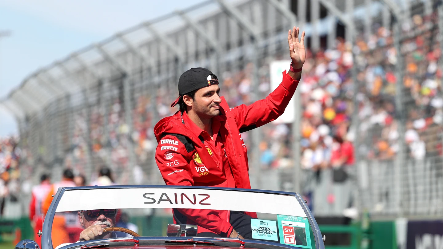 Carlos Sainz, en el Gran Premio de Australia. Carlos Sainz, en el Gran Premio de Australia.