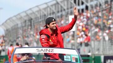 Carlos Sainz, en el Gran Premio de Australia. 