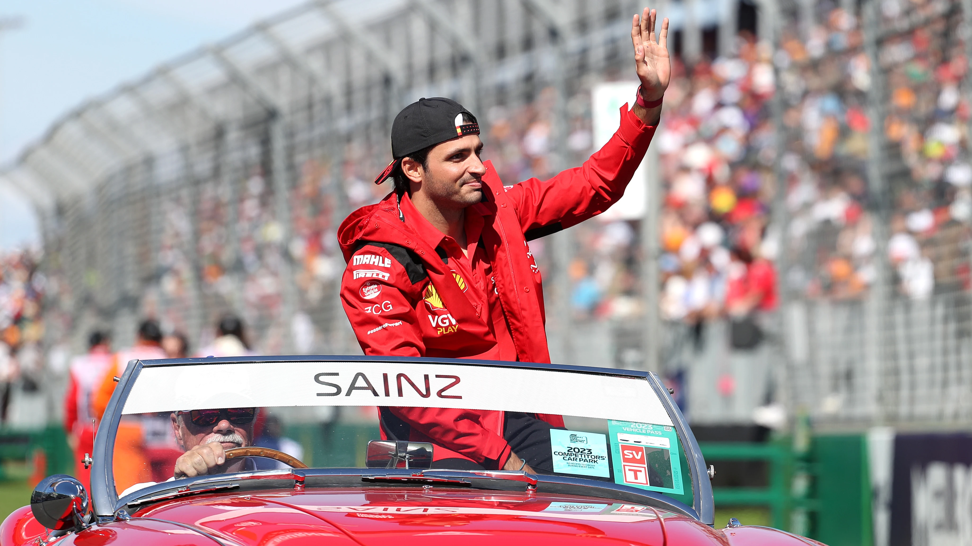 Carlos Sainz, en el Gran Premio de Australia. 