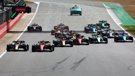 Salida del GP de Gran Bretaña 2022. Salida del GP de Gran Bretaña 2022.