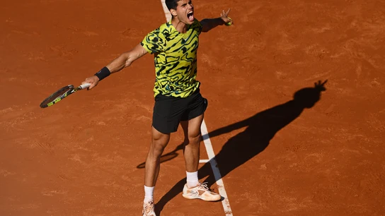 Carlos Alcaraz, en el Torneo Conde de Godó.  Carlos Alcaraz, en el Torneo Conde de Godó.