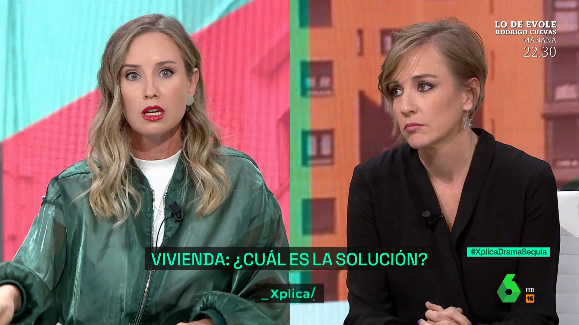 El tenso desencuentro entre una arquitecta y Tania Sánchez por la ley de vivienda: "Los propietarios no son el coco"