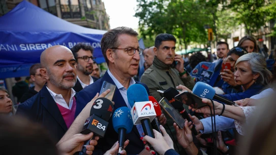 Feijóo apela al espíritu de remontada del PP en Cataluña para lograr grandes consensos Feijóo apela al espíritu de remontada del PP en Cataluña para lograr grandes consensos