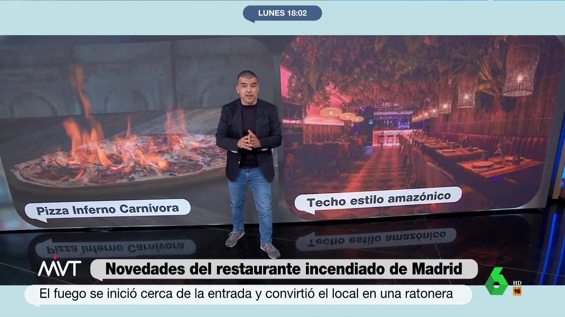 Novedades del restaurante incendiado