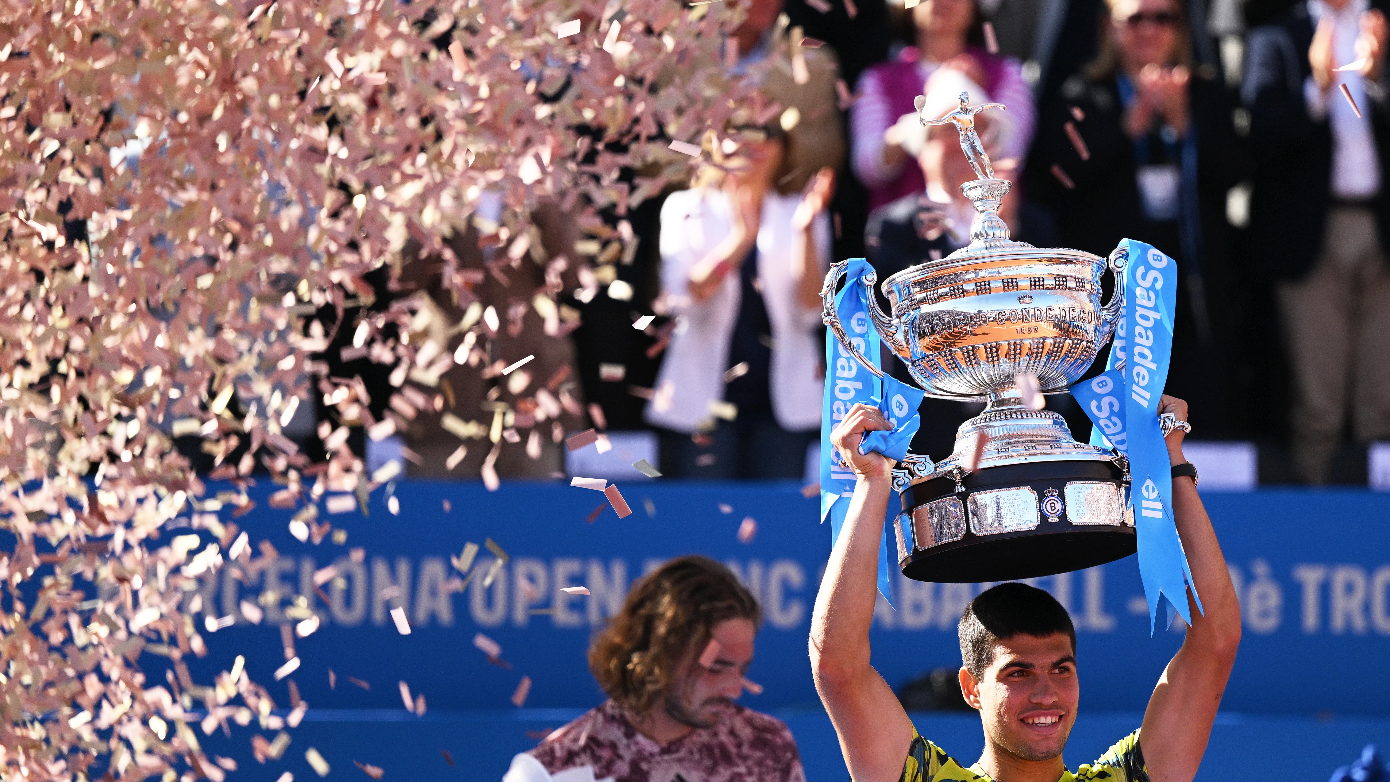 Carlos Alcaraz y Stefanos Tsitsipas