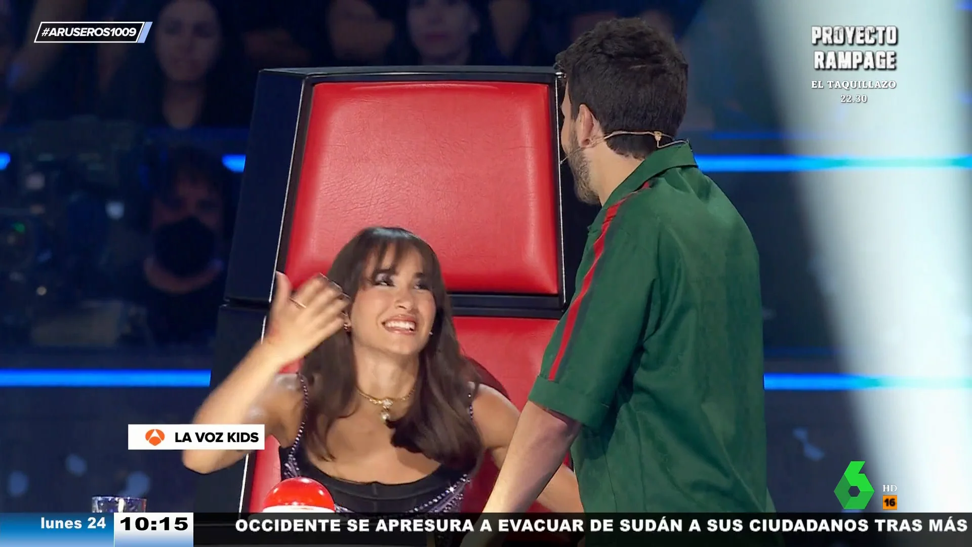 Nuevo 'zasca' de Aitana a Sebastián Yatra en la Voz Kids: "Se cansan de escucharte"