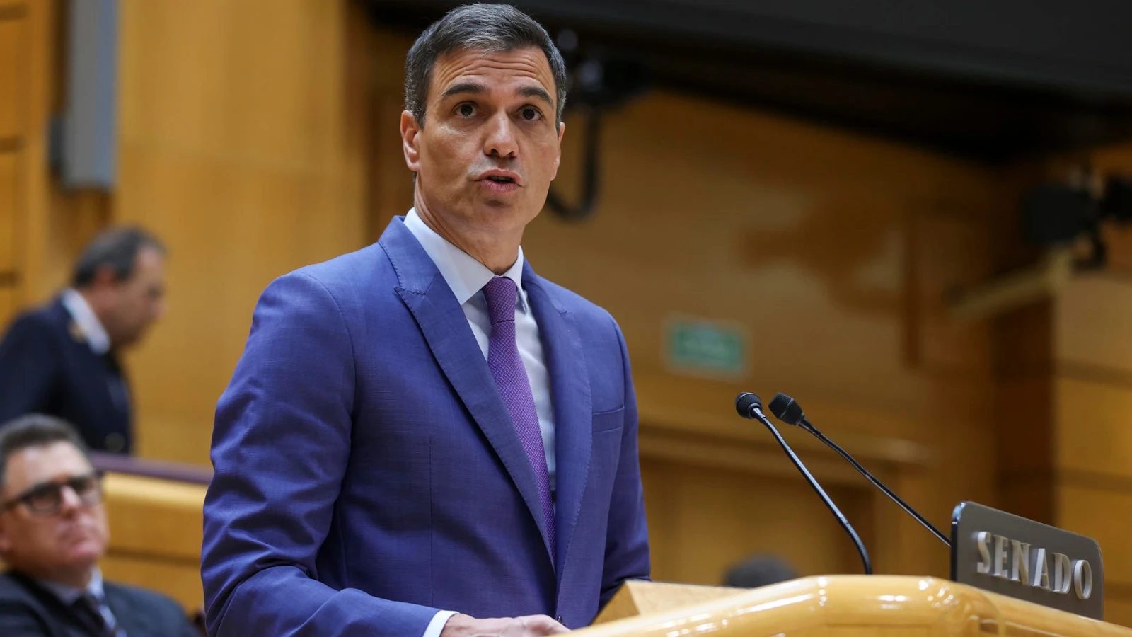 Pedro Sánchez, en el Senado