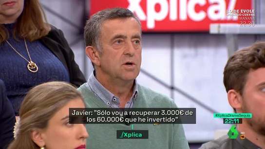 XPLICA Agricultor, sobre la sequía: "He invertido 60.000 euros y no voy a poder cosechar nada" Javier Fatás es un agricultor de cereales y forraje que comentaba en laSexta Xplica su participación en la Mesa de la Sequía y exponía su caso particular, donde ha invertido unos 60.000 euros en leguminosas, "de los que no vamos a recuperar nada".