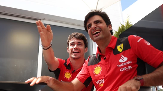 Charles Leclerc y Carlos Sainz Charles Leclerc y Carlos Sainz