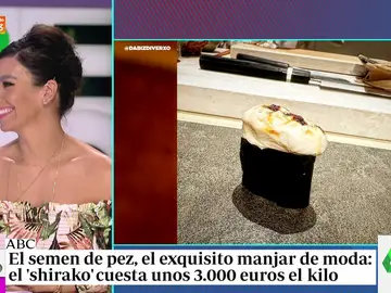 Cristina Pedroche confiesa haber probado el semen de pez que cocina Dabiz Muñoz