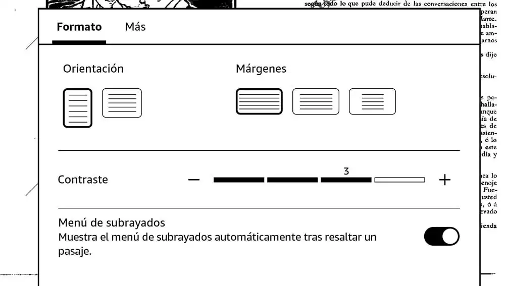 Cambiando el contraste