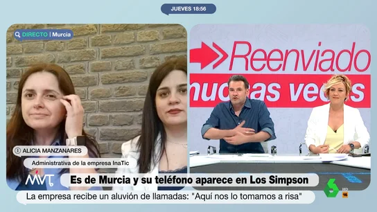 Alicia Manzanares, la empresa que aparece su número en 'Los Simpson' Alicia Manzanares, la empresa que aparece su número en 'Los Simpson'