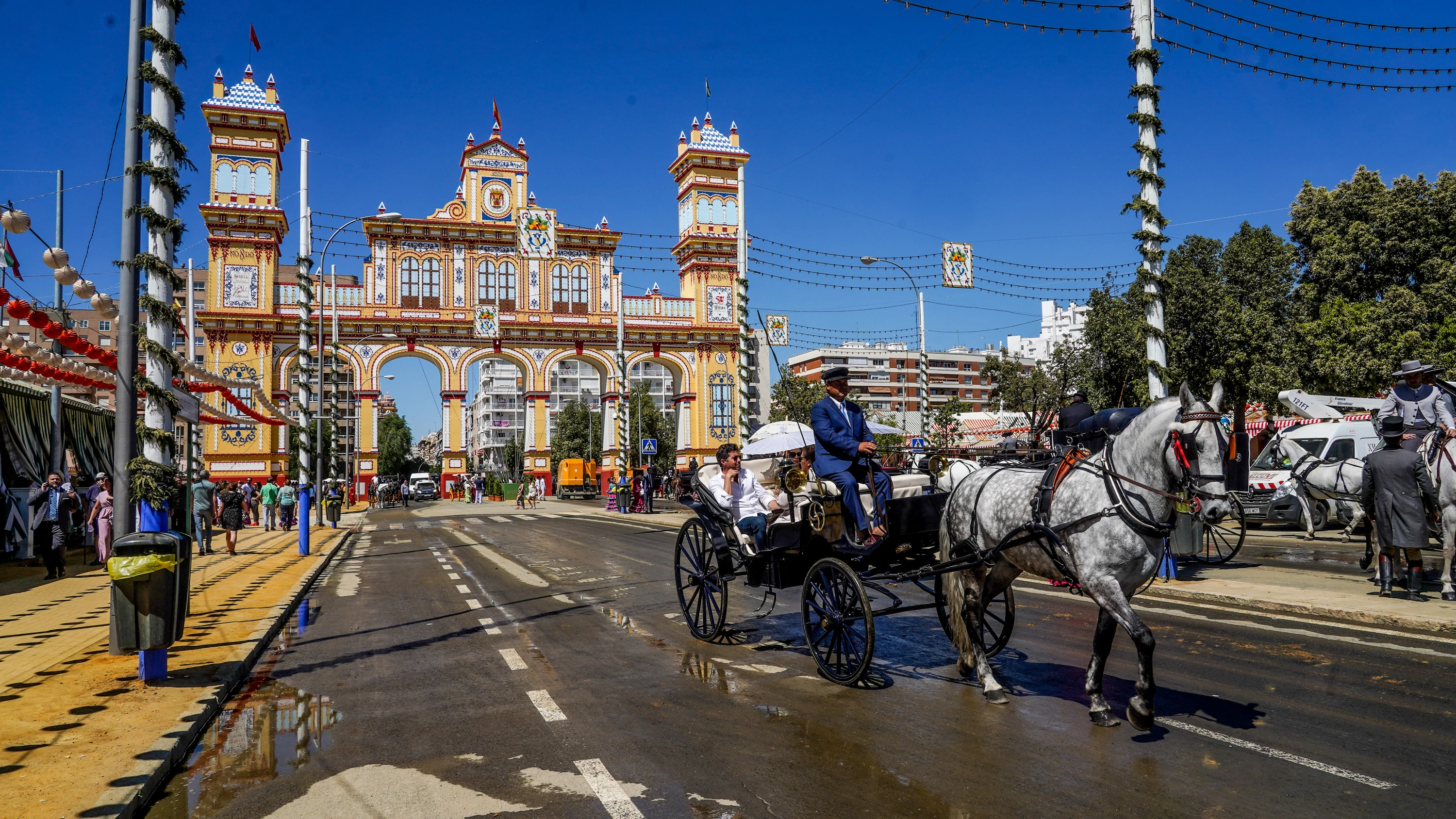 Recinto ferial de la Feria de Abril de Sevilla 