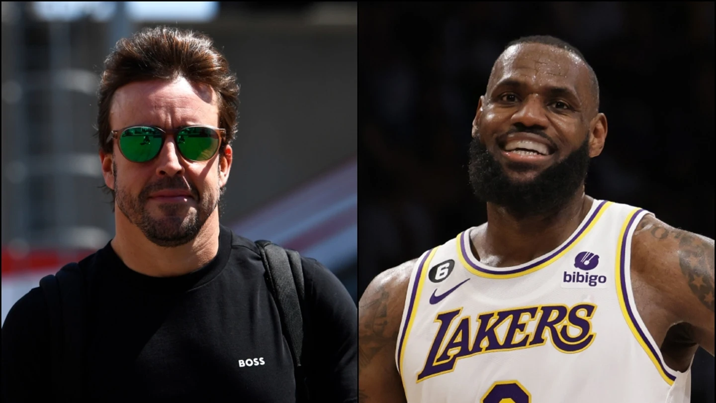 Fernando Alonso y LeBron James Fernando Alonso y LeBron James