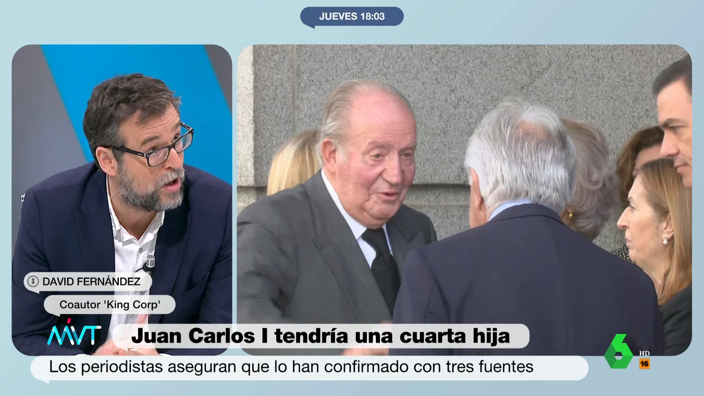 Uno de los autores de 'King Corp' revela cómo llegaron a conocer la historia de la supuesta hija de Juan Carlos I Uno de los autores de 'King Corp' revela cómo llegaron a conocer la historia de la supuesta hija de Juan Carlos I