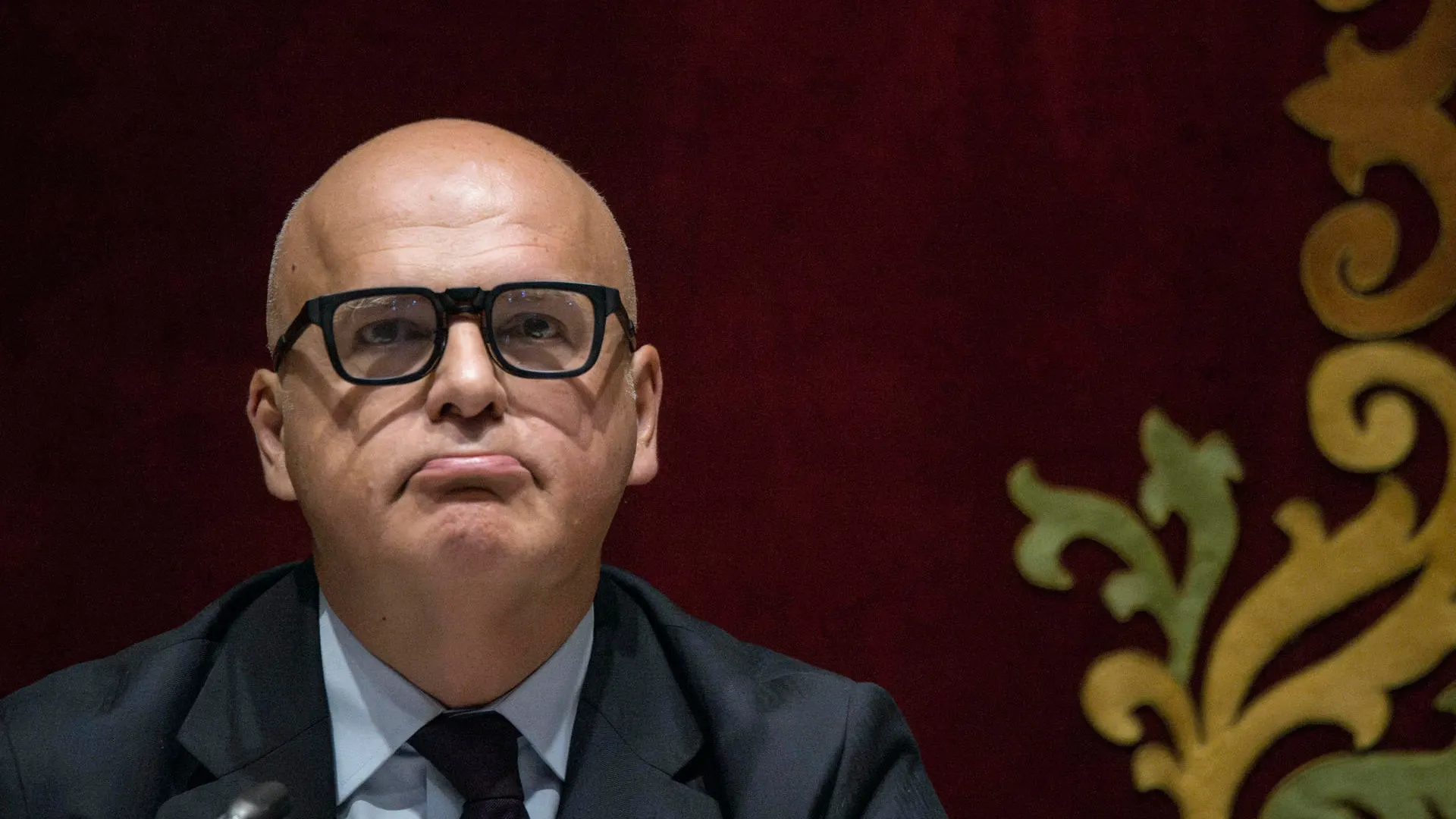 El titular de la Diputación de Ourense, Manuel Baltar, preside el pleno ordinario del mes de abril.
