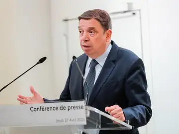El ministro de Agricultura, Luis Planas, durante una rueda de prensa.