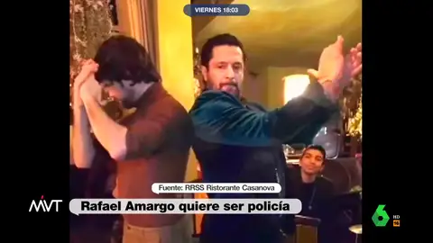 Rafael Amargo anuncia que quiere ser policía: "Es precioso, un trabajo increíble"