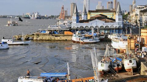Puerto de Belém de Pará. Brasil
