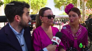 Dos mujeres, cuando Isma Juárez pregunta si se nota el calentamiento global en la Feria de Abril: "Eso es un cuento" 