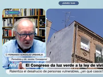 González Urbaneja señala la letra pequeña de la nueva ley de vivienda: &quot;Las desgravaciones fiscales que hay a los que alquilan casas son altas&quot;