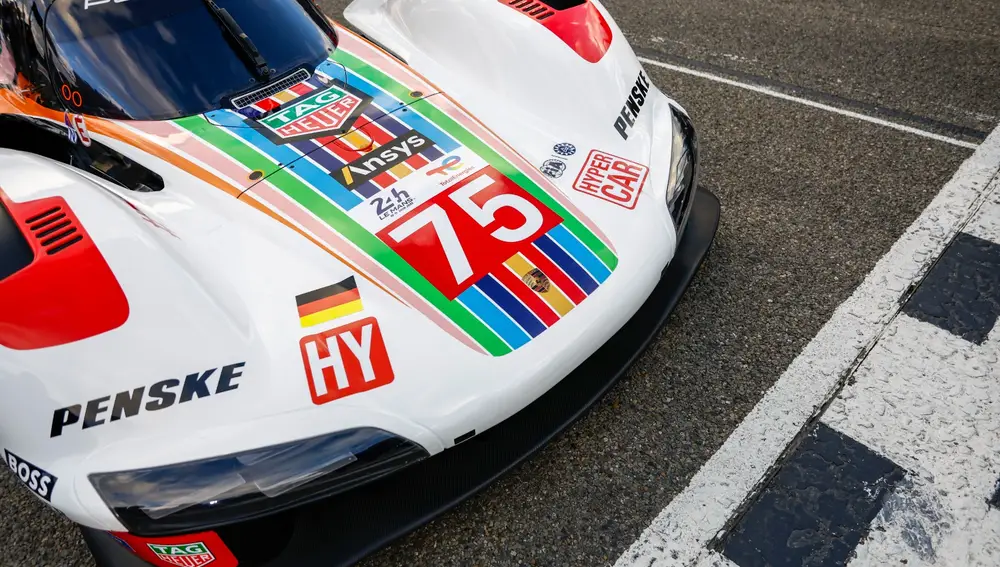 Decoración del Porsche 963 LMDh para Le Mans