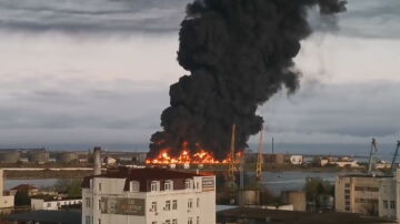 Ucrania ataca con drones un depósito de combustible en Sebastopol, Crimea