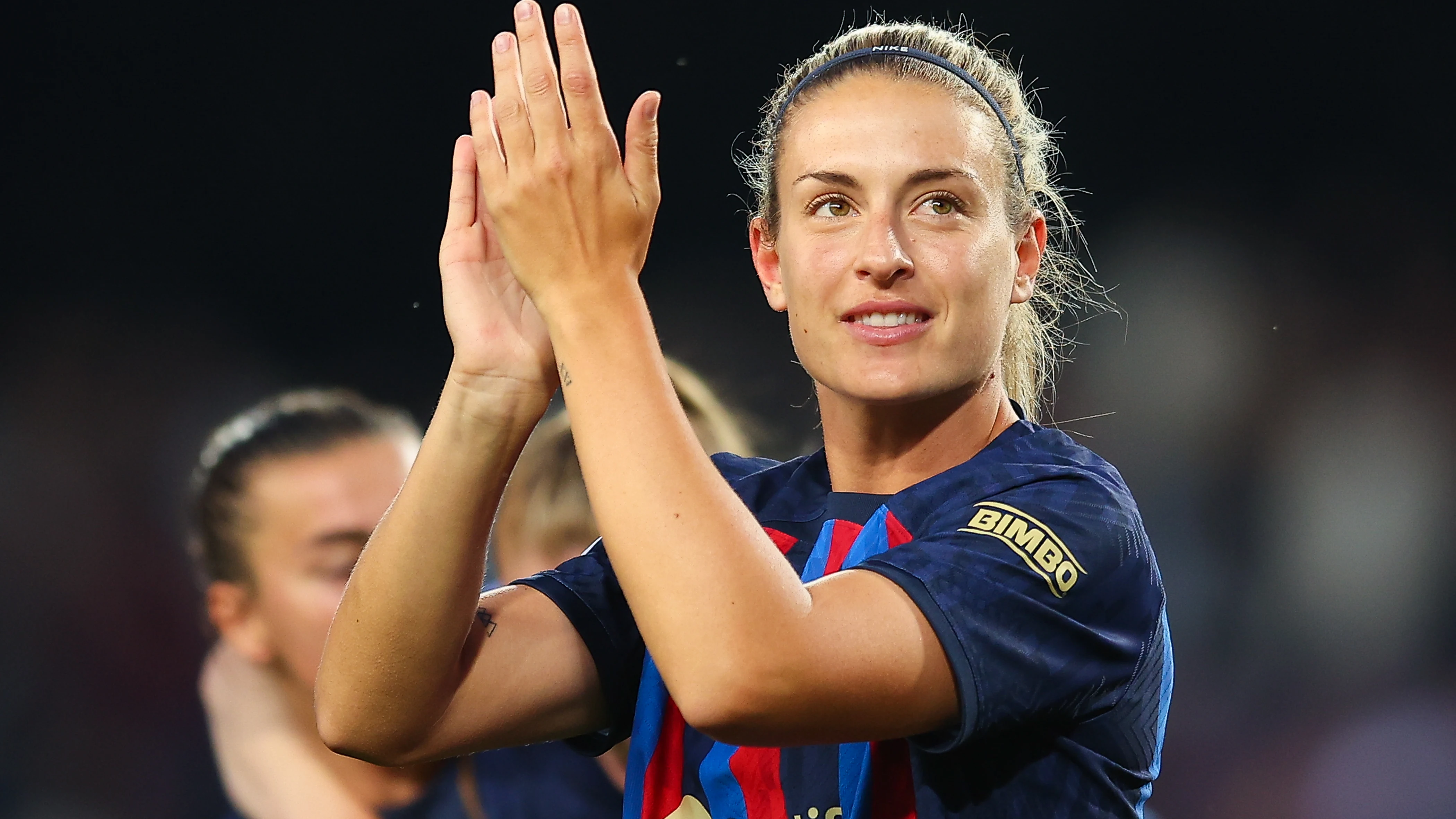 Alexia Putellas, en un partido con el Barça.