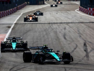 Fernando Alonso y Lance Stroll.
