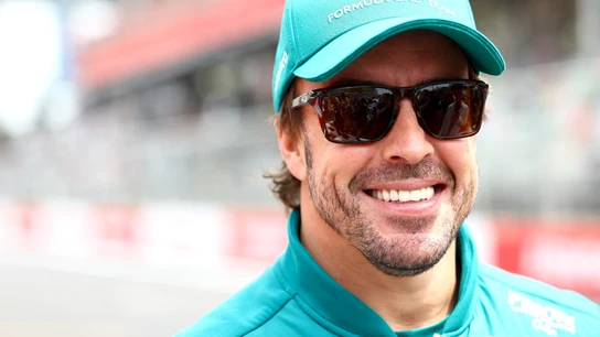 Fernando Alonso, sonriente Fernando Alonso, sonriente