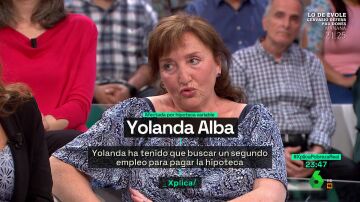 XPLICA - Yolanda, afectada por la subida de las hipotecas variables, a los políticos en el plató de laSexta Xplica