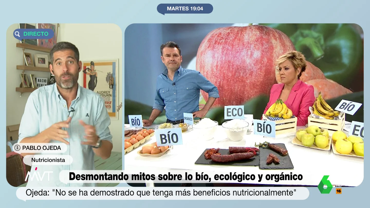 ¿Son más sanos los productos 'Eco' o 'Bio'? El nutricionista Pablo Ojeda da las claves para que no te tomen el pelo ¿Son más sanos los productos 'Eco' o 'Bio'? El nutricionista Pablo Ojeda da las claves para que no te tomen el pelo