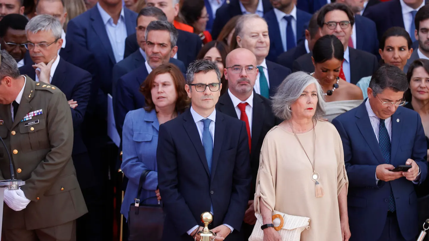 El ministro de Presidencia, Félix Bolaños, asiste al acto cívico militar por el Dos de Mayo El ministro de Presidencia, Félix Bolaños, asiste al acto cívico militar por el Dos de Mayo