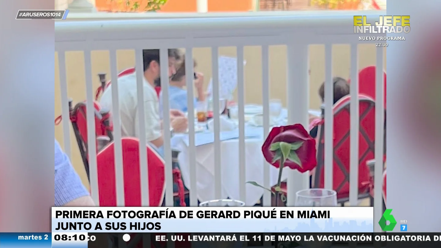 Gerard Piqué, con sus hijos en Miami: las primeras imágenes de su reencuentro tras la marcha de Shakira Gerard Piqué, con sus hijos en Miami: las primeras imágenes de su reencuentro tras la marcha de Shakira