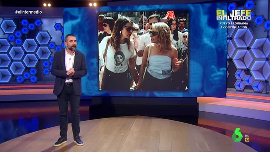 Dani Mateo analiza la foto de Irene Montero y Yolanda Díaz en el 1 de mayo "Como diría Sergio Dalma, Irene Montero estaba bailando en su volcán y a dos metros de ella, bailaba Yolanda Díaz en el Polo", afirma Dani Mateo, que en este vídeo analiza las imágenes de las dos ministras juntas en el Primero de Mayo.