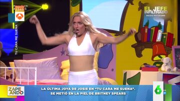 "Es un poco Leticia Sabater": los zapeadores analizan la imitación de Josie a Britney Spears en 'TCMS'